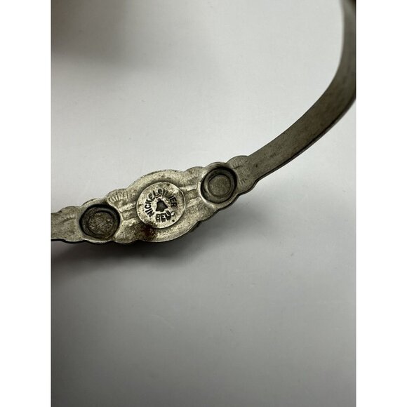 Vintage Bell Trading Nickel Silver Turquoise Child Baby Cuff Bracelet - Picture 5 of 6